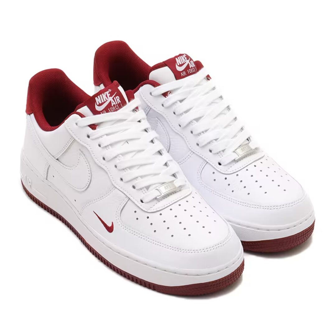 【2024年 12/14 発売】NIKE AIR FORCE 1 07 LOW “White/Team Red” (ナイキ エア フォース 1 ロー “ホワイト/チームレッド”) [HM9483-100]