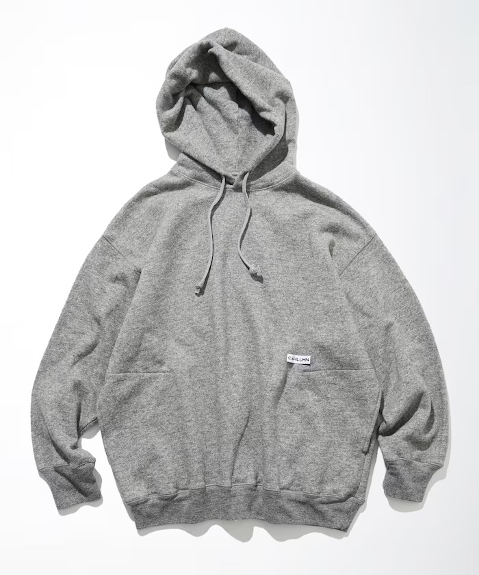 CAHLUMN Merino Wool＋Cotton Loop Back Sweat Hoodie (カウラム メリノウール コットン スウェット フーディ)