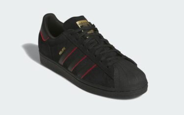 【2025年 春 発売予定】Felipe Gustavo × adidas Originals SUPERSTAR ADV “Core Black/Better Scarlet” (グスタボ・フェリペ アディダス オリジナルス スーパースター “ブラック/スカーレット”) [JR7831]