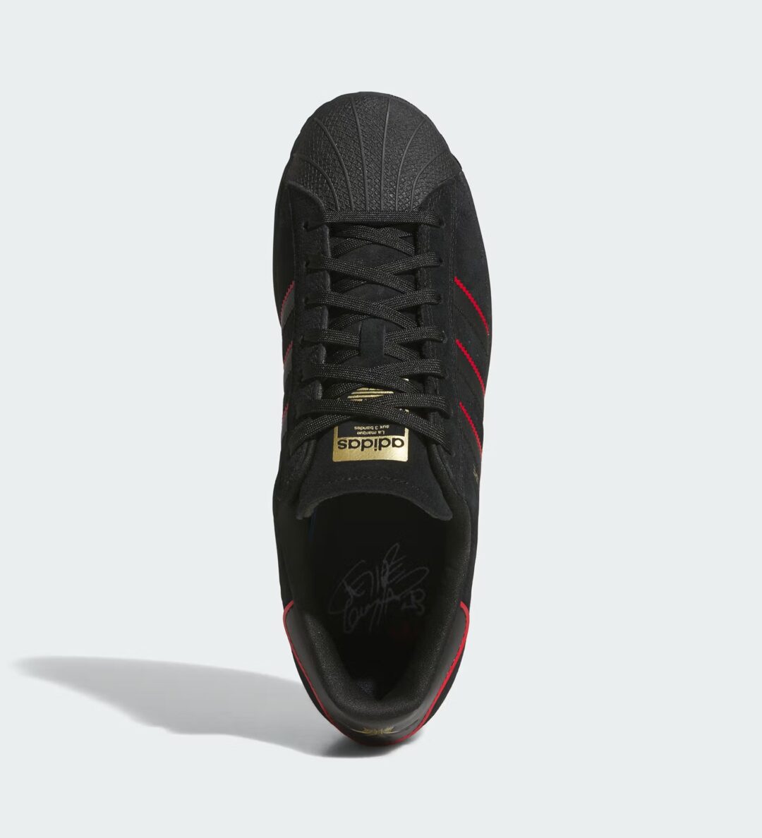 【2025年 春 発売予定】Felipe Gustavo × adidas Originals SUPERSTAR ADV “Core Black/Better Scarlet” (グスタボ・フェリペ アディダス オリジナルス スーパースター “ブラック/スカーレット”) [JR7831]