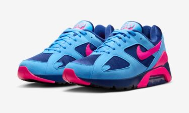 【2025年 発売予定】NIKE AIR MAX 180 “University Blue/Hyper Pink” (ナイキ エア マックス 180 “ユニバーシティブルー/ハイパーピンク”) [HQ1706-401]