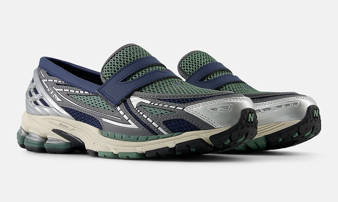 【2025年 発売予定】New Balance U1906 LOA Loafer “Silver Metallic/Navy/Dark Juniper” (ニューバランス ローファー) [U1906LOA]