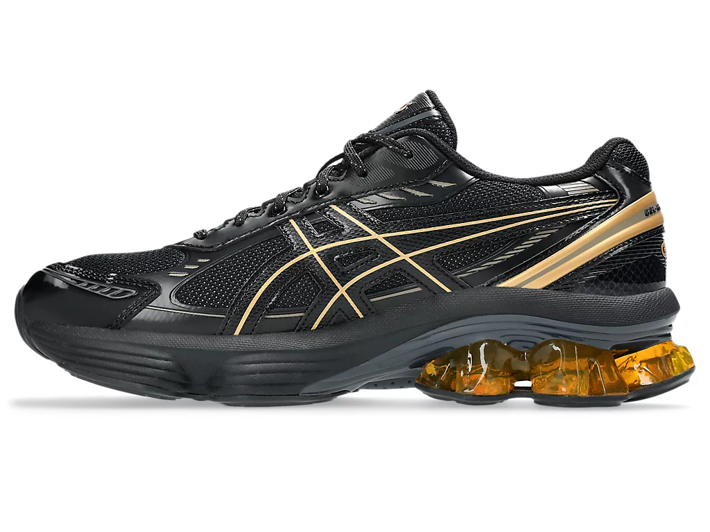 【2024年 発売】ASICS GEL-QUANTUM KINETIC FLUENT “Black/Black” (アシックス ゲルクォンタム キネティック) [1203A591.001]