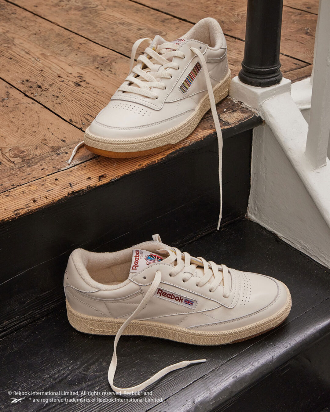 【2025年 1/16 発売】Paul Smith × REEBOK CLUB C 85 VINTAGE (ポール・スミス リーボック クラブ C ビンテージ)