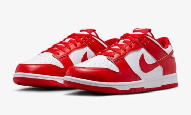 【2025年 1/1 発売】NIKE DUNK LOW “St.John's/White/University Red” (ナイキ ダンク ロー “セント・ジョーンズ/ホワイト/ユニバーシティレッド”) [HF5441-104]