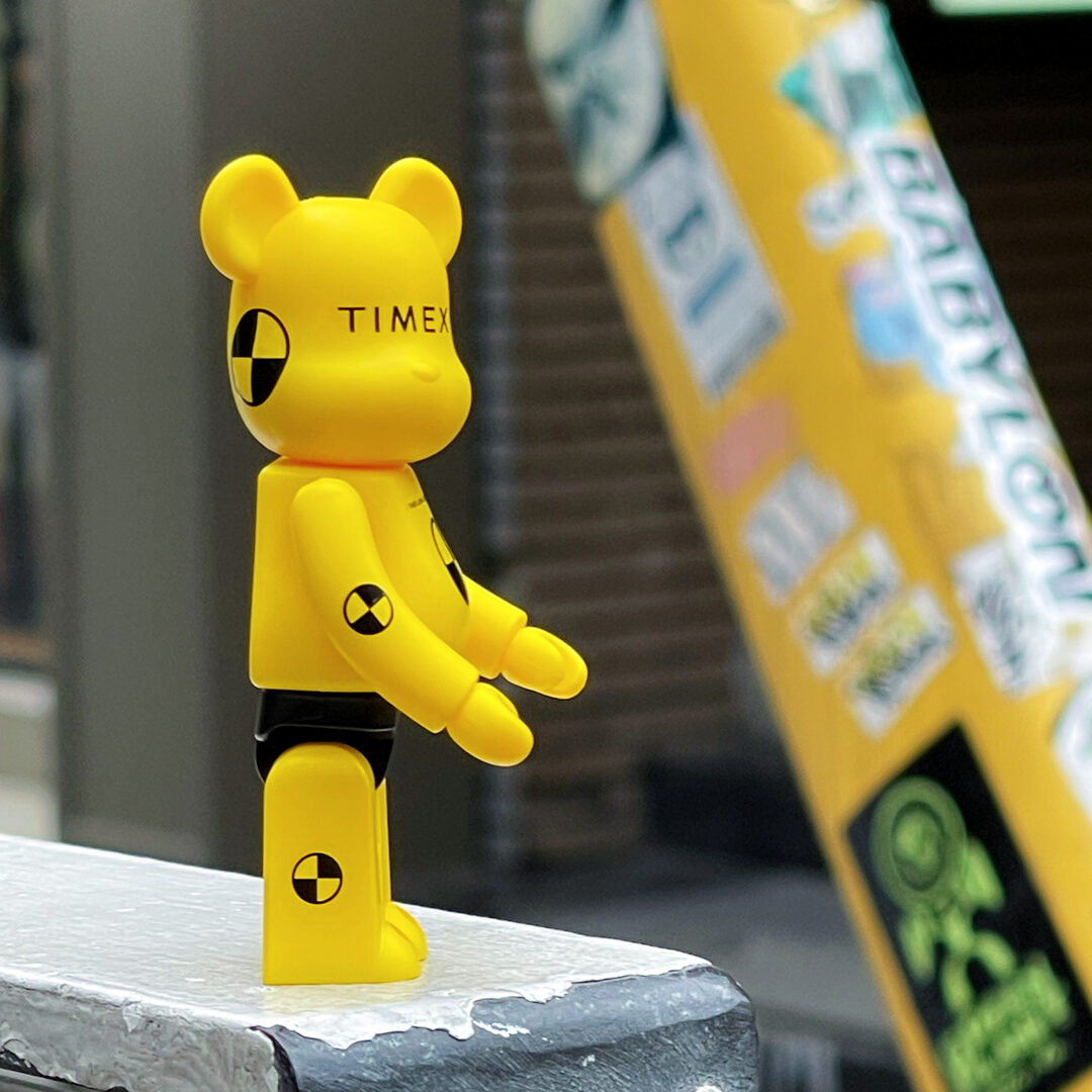 タイメックス 170周年を記念した「BE@RBRICK TIMEX 100%」が2024年 12/13 発売 (ベアブリック)