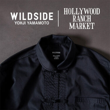 WILDSIDE YOHJI YAMAMOTO × HOLLYWOOD RANCH MARKET コラボ第2弾が2024年 12/25 予約、2025年 1/15 発売 (ヨウジヤマモト ハリウッドランチマーケット)