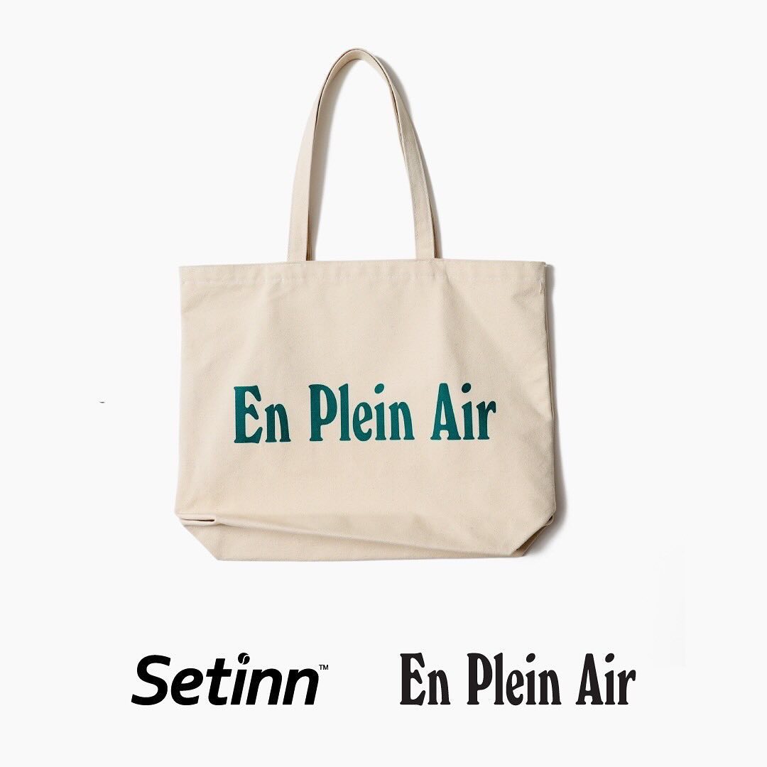 NYで11月に先行リリースされたEn Plein Air × Setinn コラボアイテムが2024年 12/27 & 12/28 発売 (セットイン)