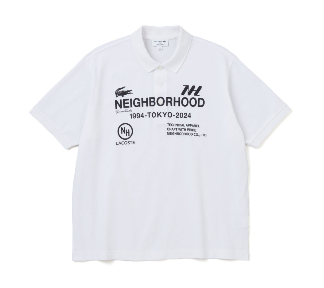 『Lacoste Polo Shirt Laboratory』 vol.2 NEIGHBORHOOD × LACOSTE コラボポロシャツが2024年 12/20 発売 (ラコステ ネイバーフッド)