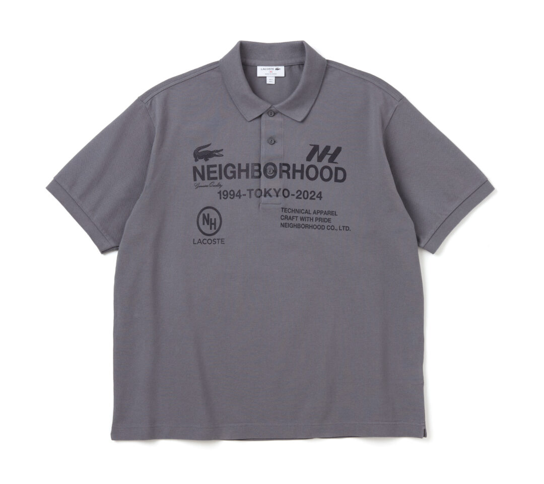 『Lacoste Polo Shirt Laboratory』 vol.2 NEIGHBORHOOD × LACOSTE コラボポロシャツが2024年 12/20 発売 (ラコステ ネイバーフッド)