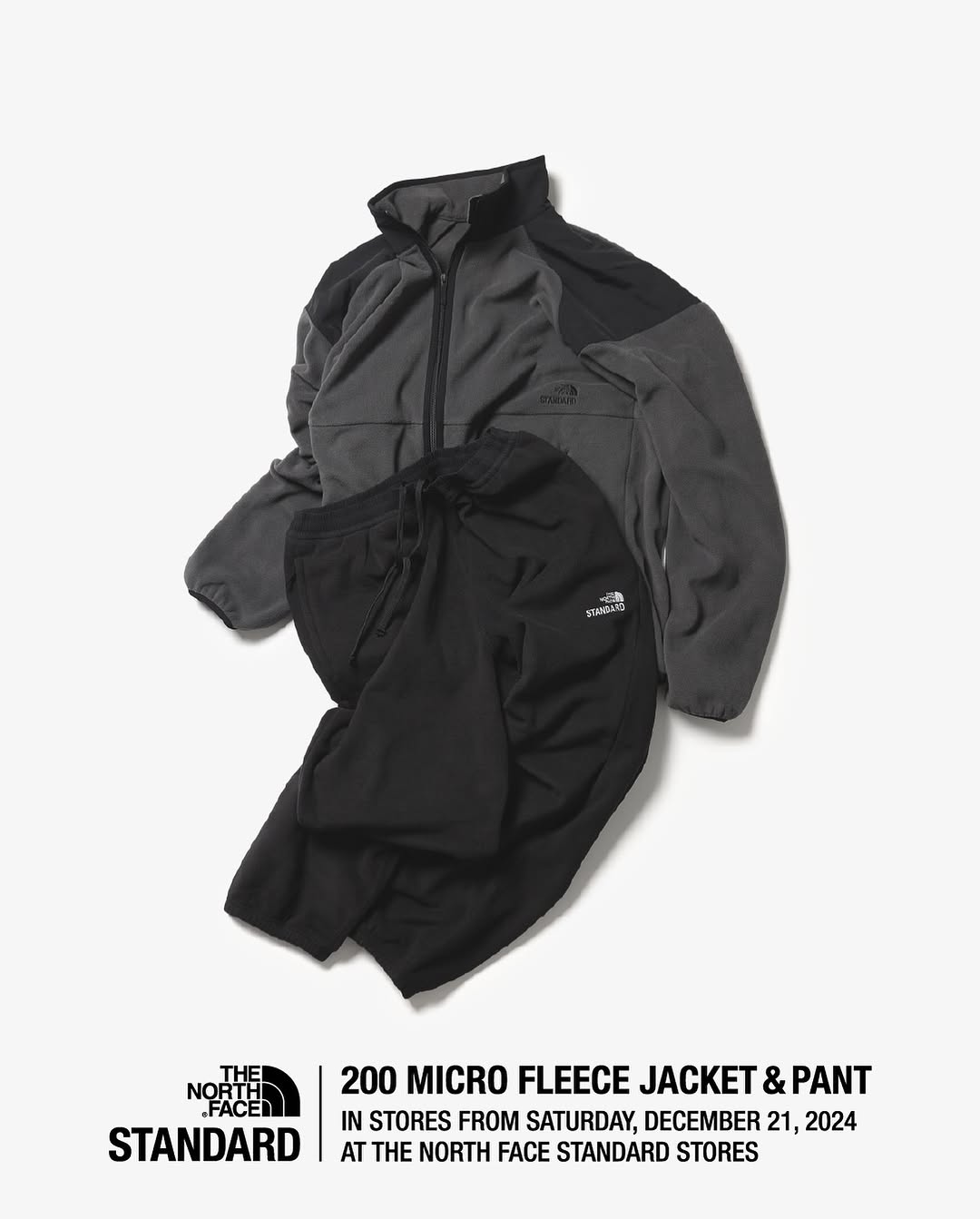 THE NORTH FACE STANDARD Exclusive “200 MICRO FLEECE JACKET/PANTS”が2024年 12/21 発売 (ザ・ノース・フェイス スタンダード “マイクロフリース”)