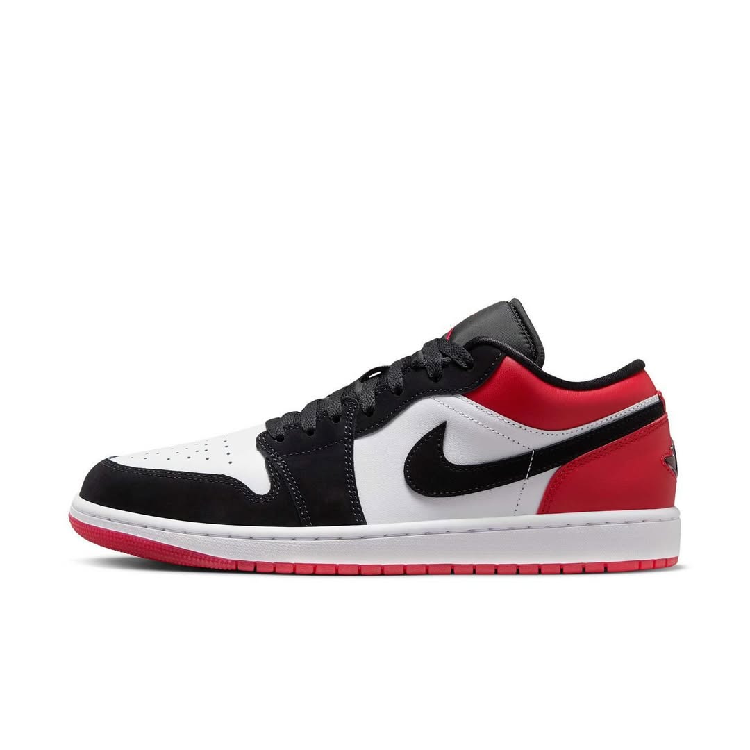 【2025年 夏 発売予定】NIKE AIR JORDAN 1 LOW “Black Toe/White/Black/Red” (ナイキ エア ジョーダン ロー “ブラックトゥ”)