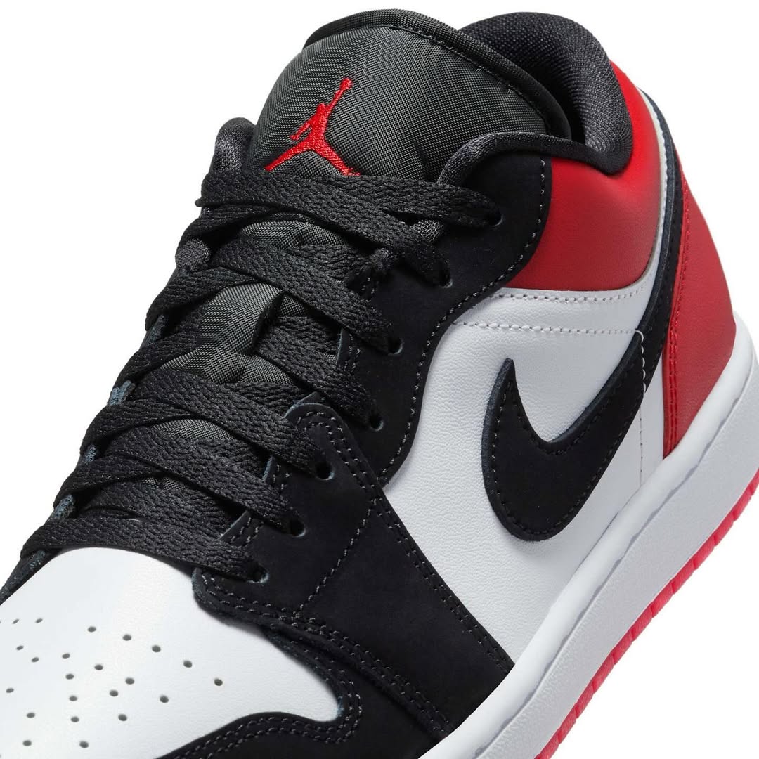 【2025年 夏 発売予定】NIKE AIR JORDAN 1 LOW “Black Toe/White/Black/Red” (ナイキ エア ジョーダン ロー “ブラックトゥ”)