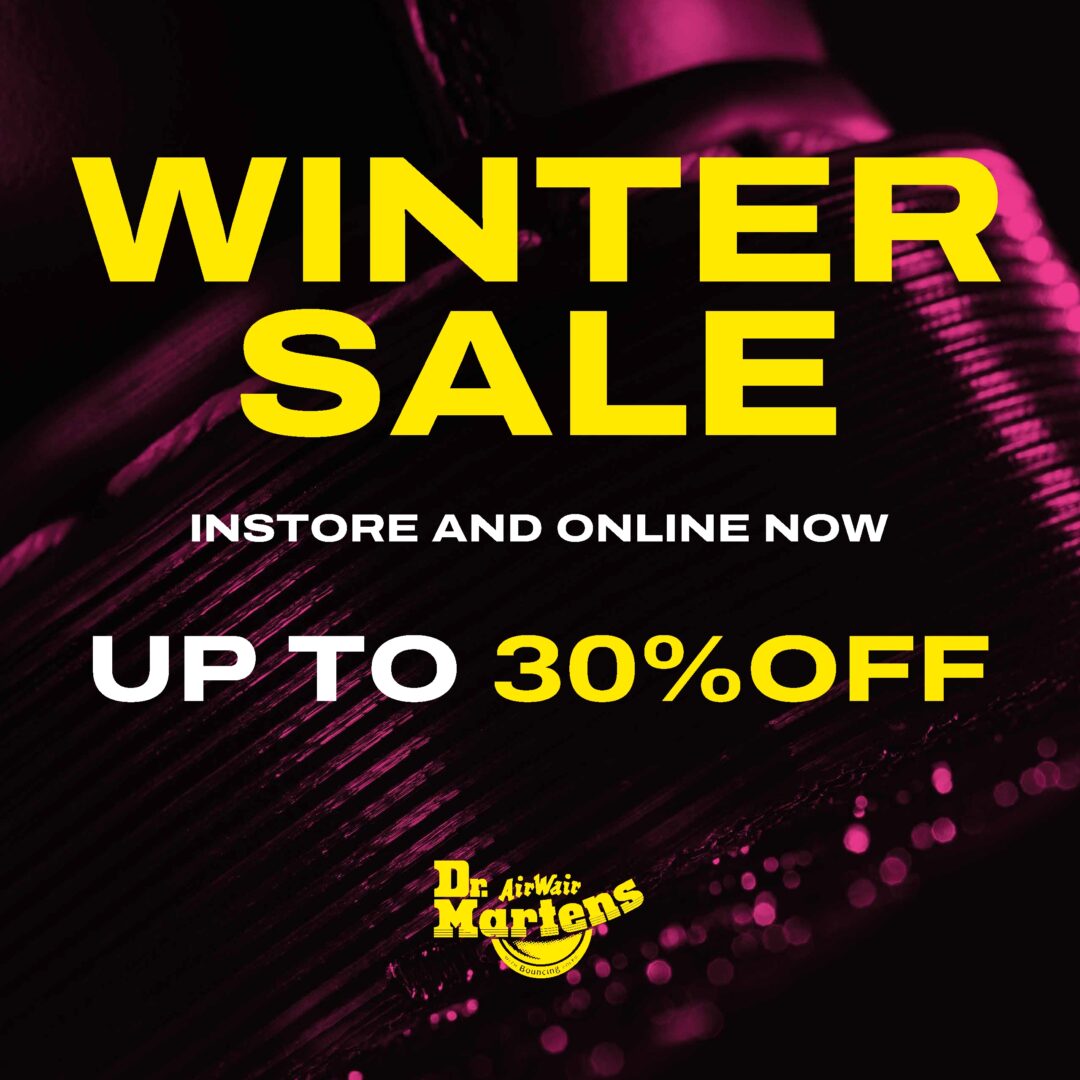 【セール情報】Dr. Martensにて最大30%OFFの「WINTER SALE」が 開催 (ドクターマーチン SALE)