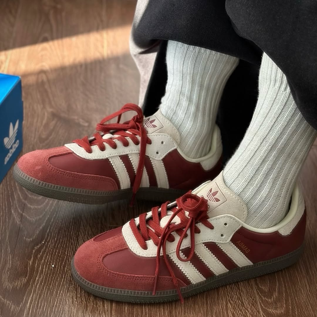 【2024年 発売】adidas Originals SAMBA OG “Preloved Ruby/Cream White/Gum” (アディダス オリジナルス サンバ OG “プリラブドルビー/ホワイト/ガム”) [JI3216]