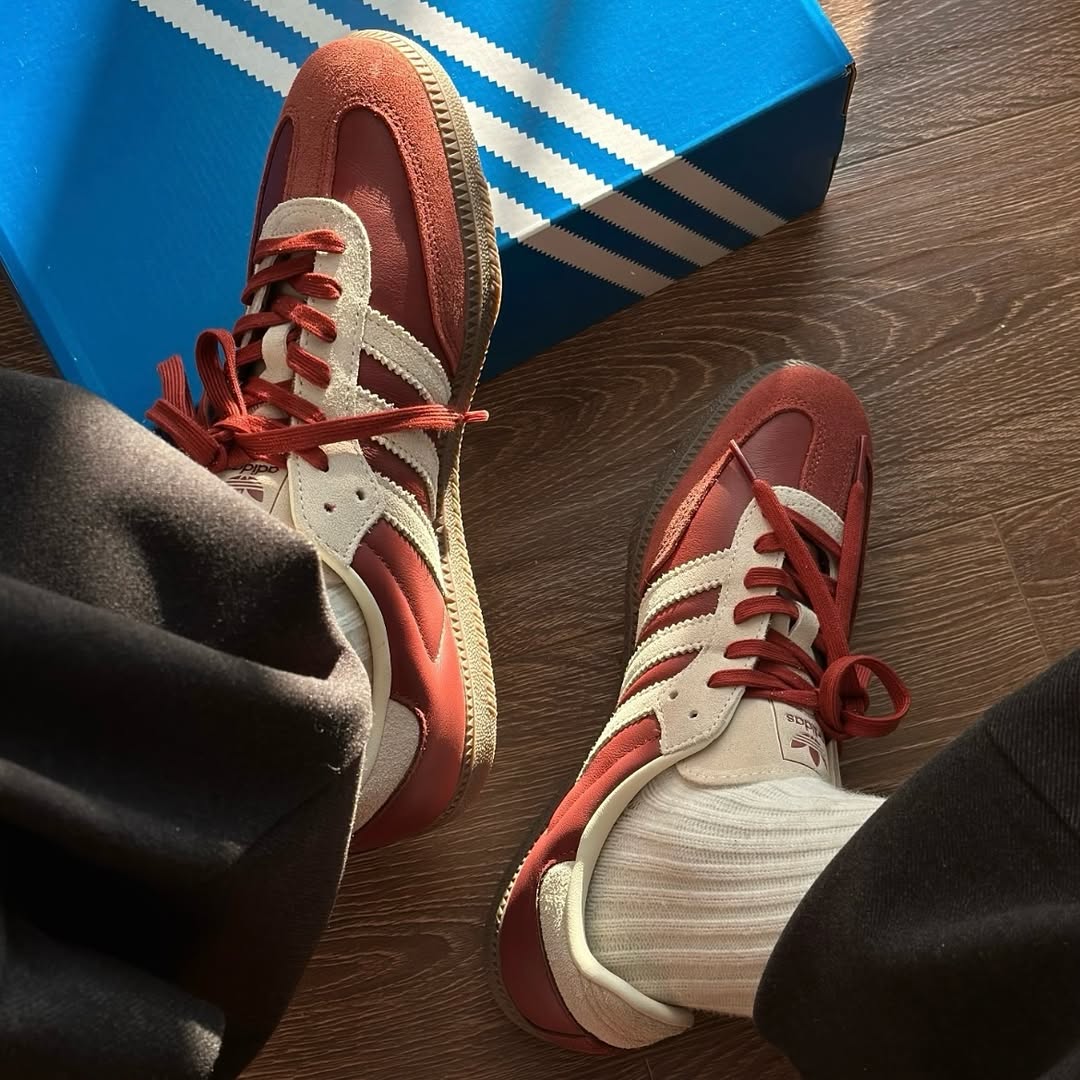 【2024年 発売】adidas Originals SAMBA OG “Preloved Ruby/Cream White/Gum” (アディダス オリジナルス サンバ OG “プリラブドルビー/ホワイト/ガム”) [JI3216]