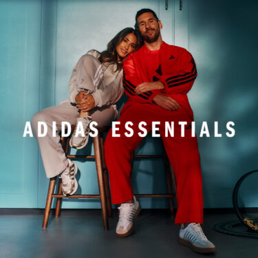 リオネル・メッシ夫妻が愛用する「adidas Essentials」最新コレクションが発売 (アディダス エッセンシャルズ)