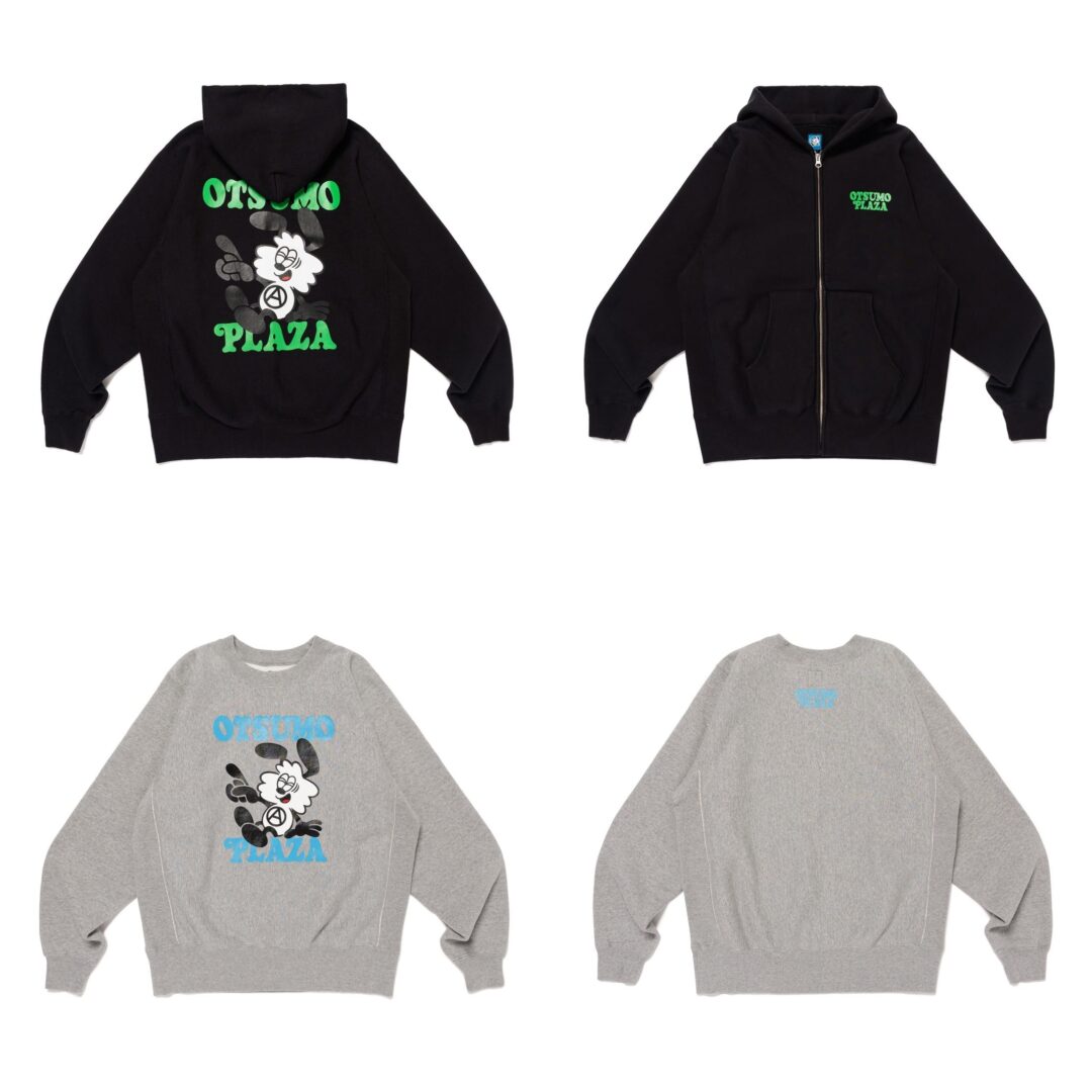 OTSUMO PLAZA 限定 最新”ZIP HOODIE/CREW NECK SWEAT SHIRT”が2024年 12/7 発売 (オツモプラザ ヴェルディ)