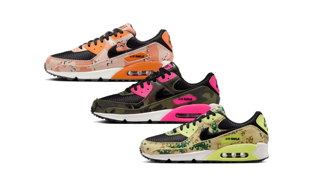 2025 NIKE AIR MAX 90 Camo Pack 90 IF1721 201 IF1721 300 IF1721 700 Fullress