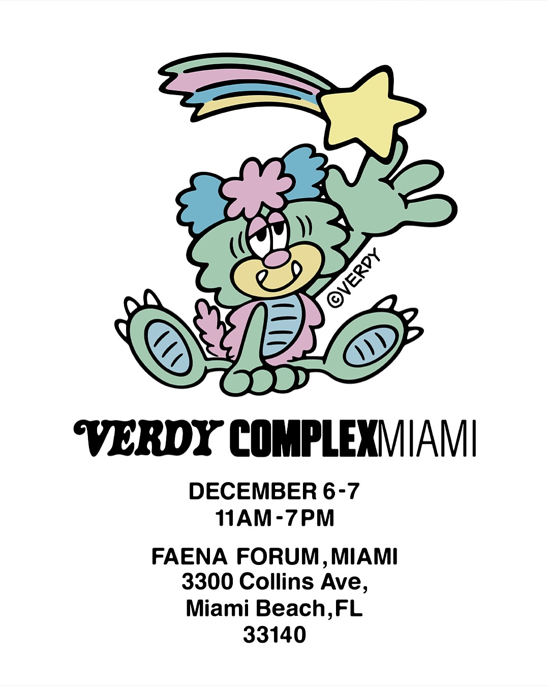 VERDY Complex Miamiが海外 2024年 12/6~12/7 開催 (ヴェルディ コンプレックス マイアミ)