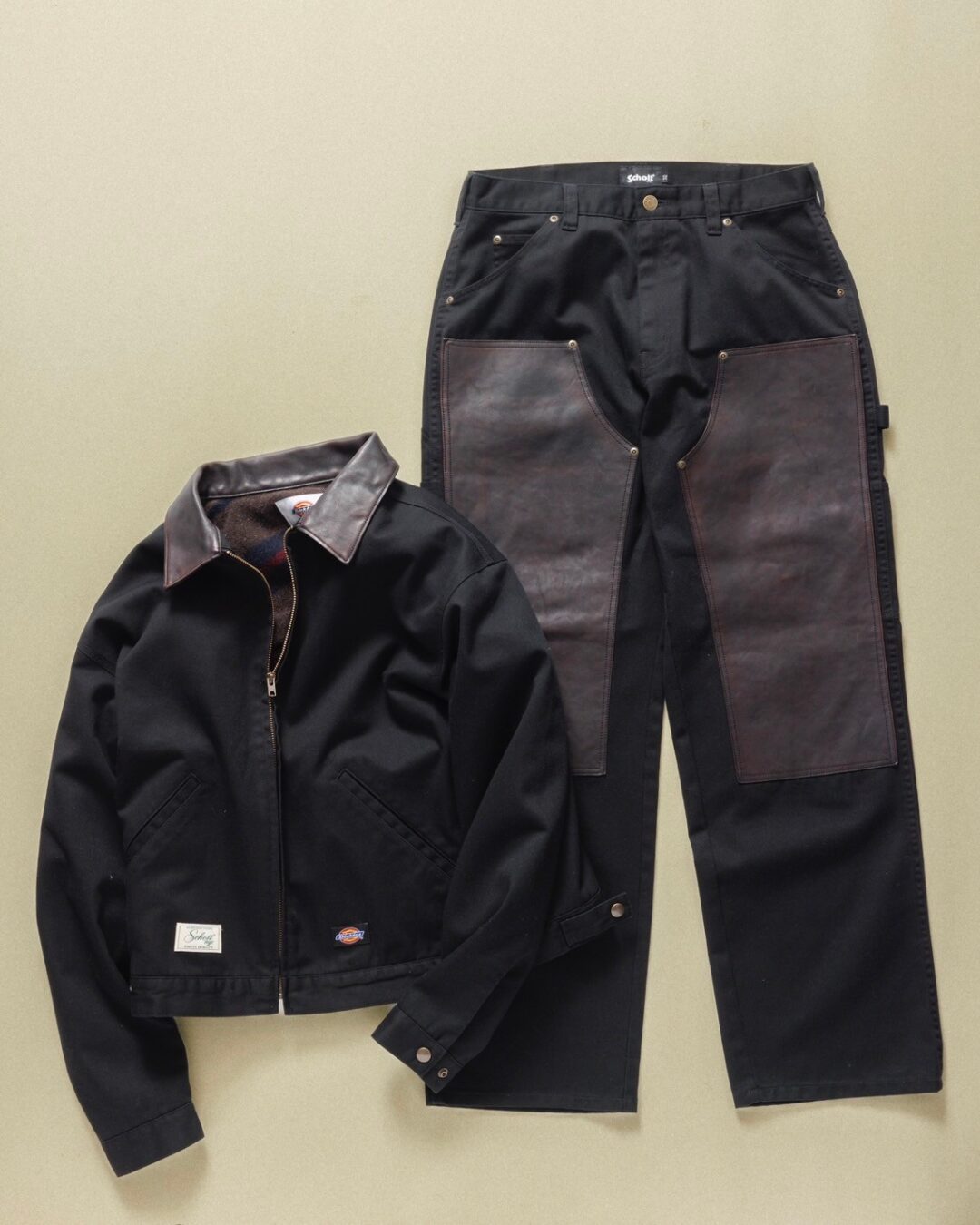 【2025年 初売り】Schott × Dickies コラボセットアップ2型が元旦 1/1 発売 (ショット ディッキーズ)