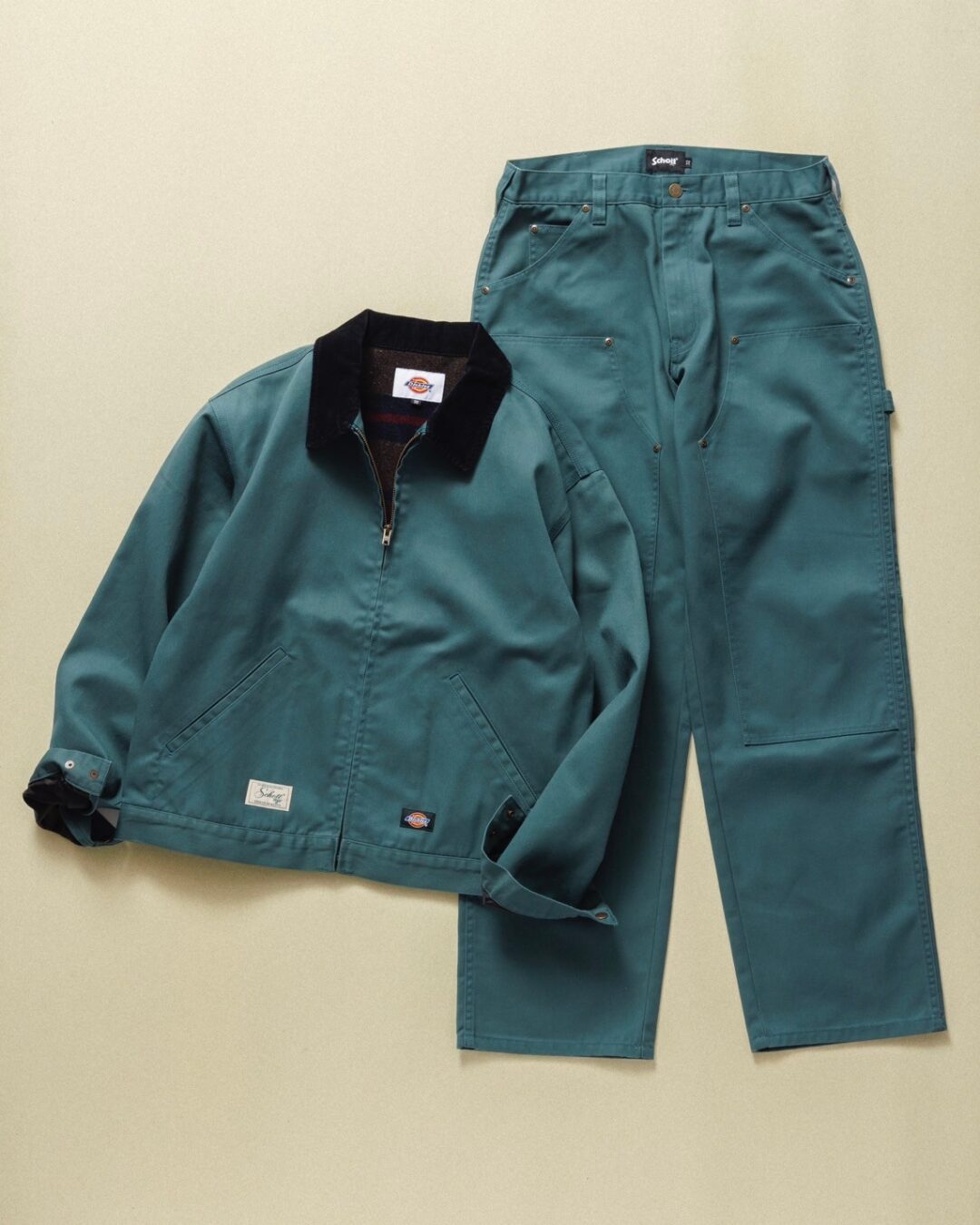 【2025年 初売り】Schott × Dickies コラボセットアップ2型が元旦 1/1 発売 (ショット ディッキーズ)