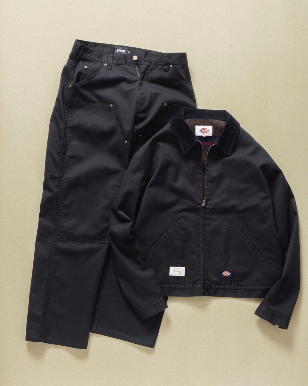 【2025年 初売り】Schott × Dickies コラボセットアップ2型が元旦 1/1 発売 (ショット ディッキーズ)