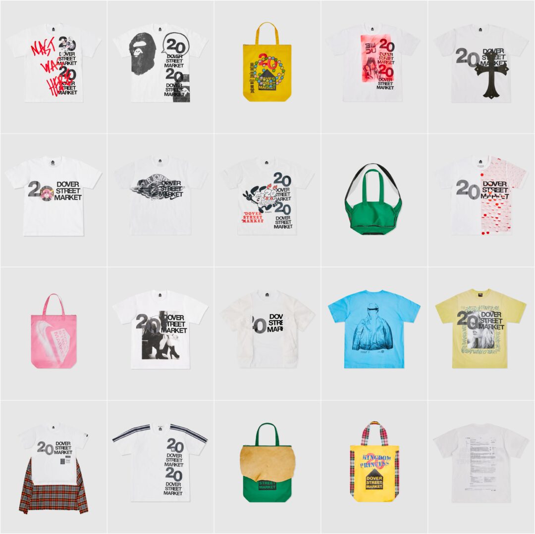 DOVER STREET MARKET 20周年記念 コラボTEEが2024年 12/12 発売 (ドーバーストリートマーケット ロンドン)