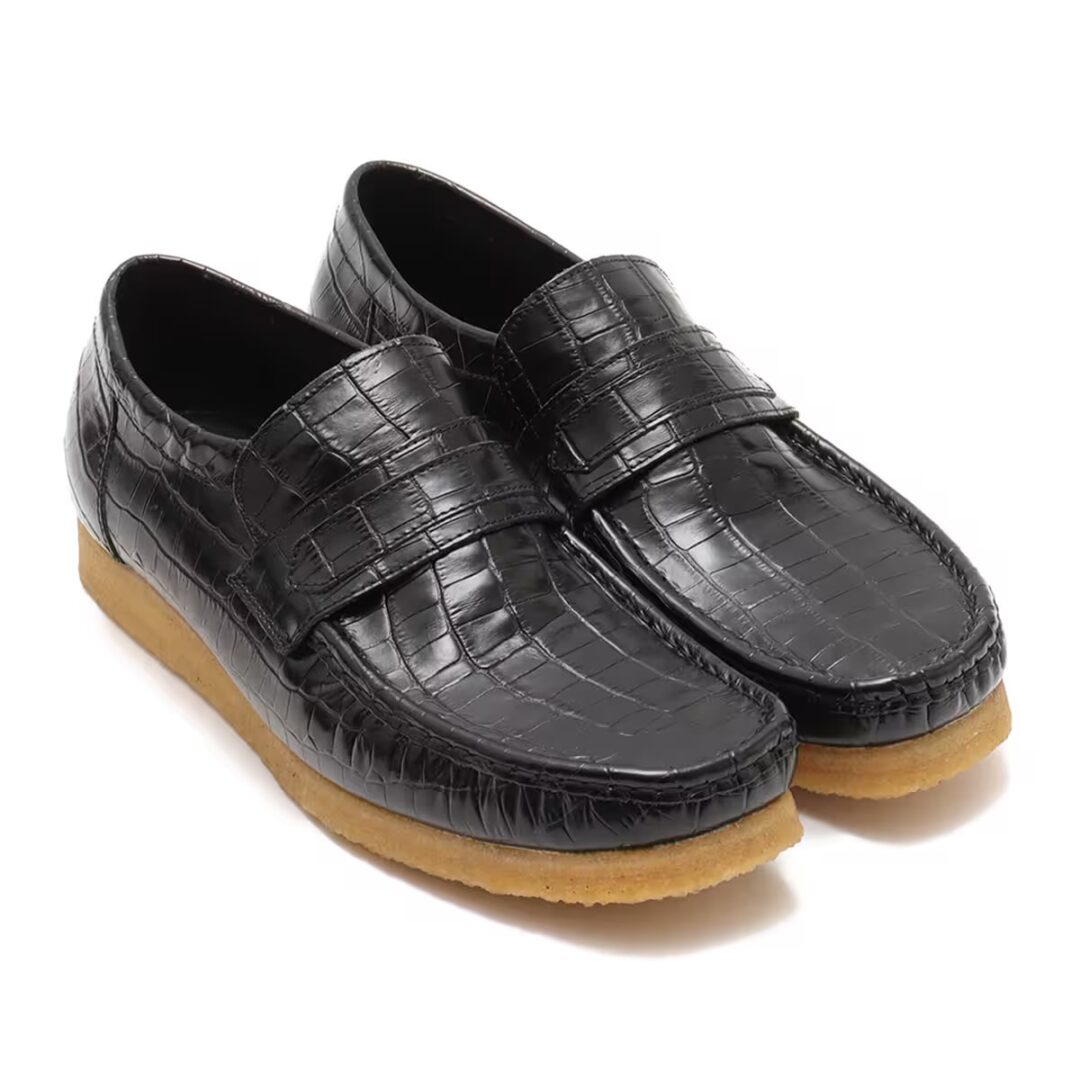 CLARKS WALLABEE LOAFER “Black Croc” (クラークス ワラビー ローファー “ブラッククロコ”)