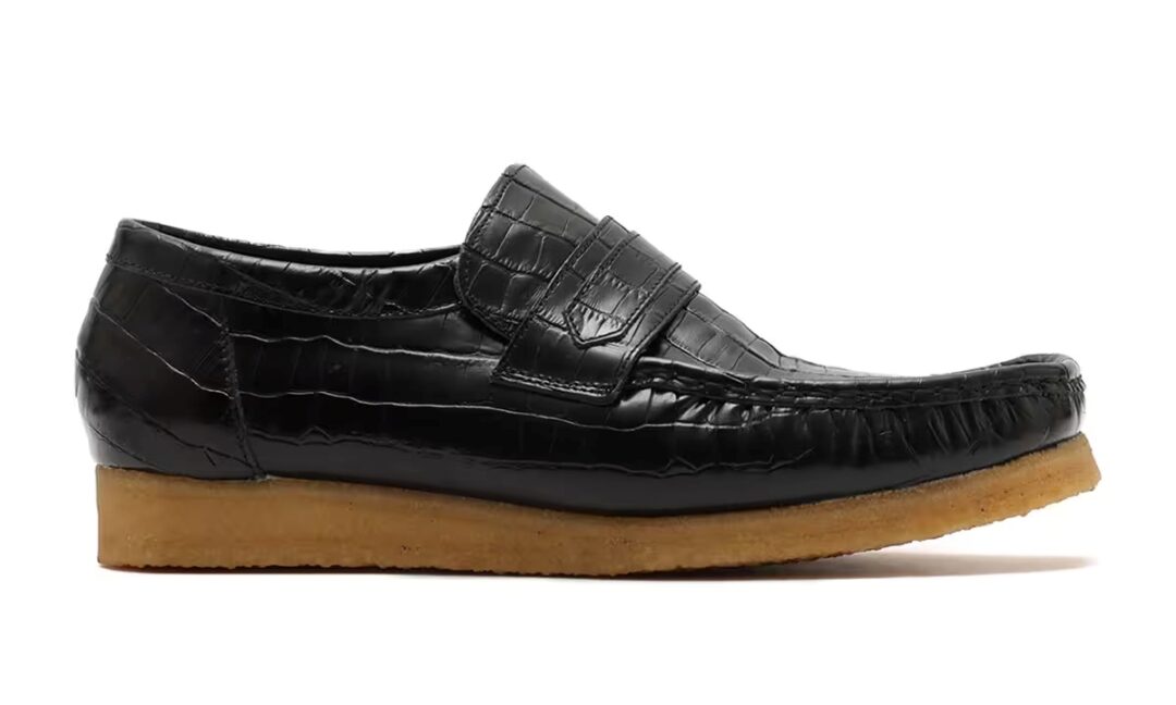 CLARKS WALLABEE LOAFER “Black Croc” (クラークス ワラビー ローファー “ブラッククロコ”)