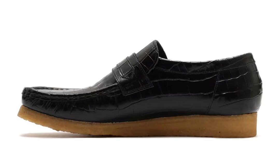 CLARKS WALLABEE LOAFER “Black Croc” (クラークス ワラビー ローファー “ブラッククロコ”)