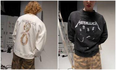 METALLICA × monkey time プリント スウェット クルーネックが2025年 2月上旬 発売 (メタリカ モンキータイム)