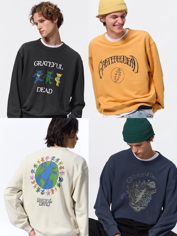 GU × Grateful Dead コラボコレクションが2025年 1/6 発売 (ジーユー グレイトフル・デッド)