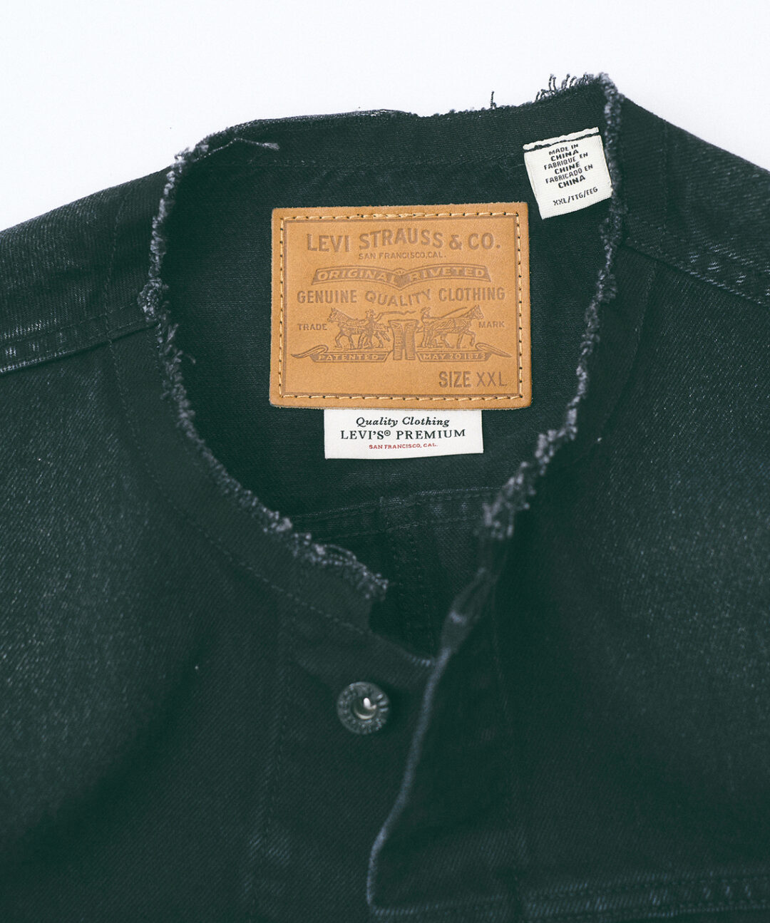 Levi’s︎︎ × 417 EDIFICE 別注 ”BLACK COLLECTION – COLLARLESS”が2024年 12月下旬 発売 (リーバイス エディフィス “ブラック コレクション”)