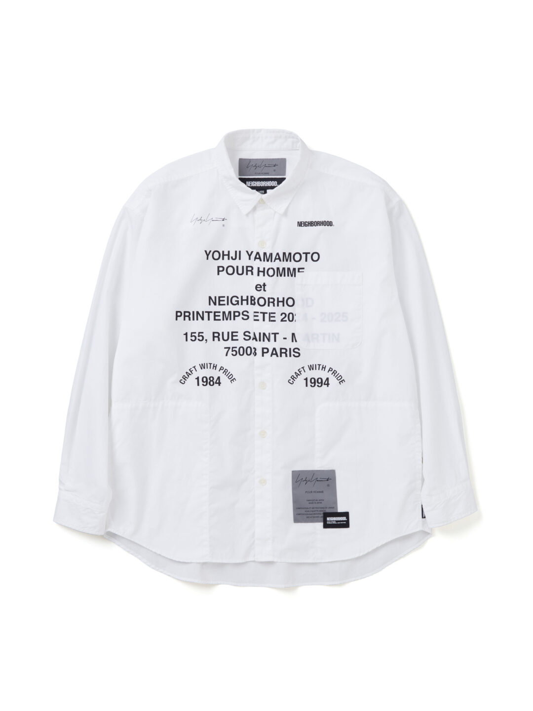 NEIGHBORHOOD x Yohji Yamamoto POUR HOMME 2024 FWが12/6 発売 (ネイバーフッド ヨウジヤマモト プールオム）