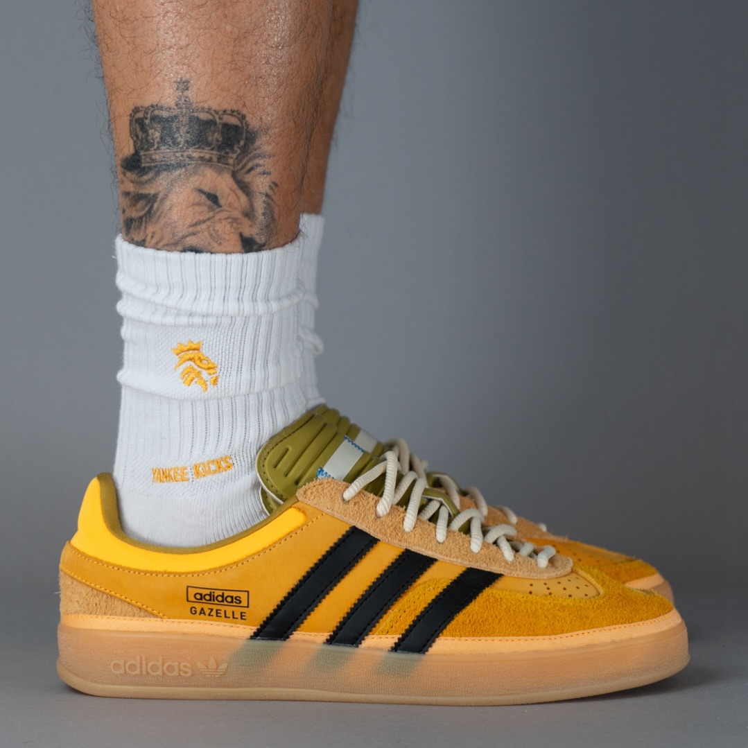 【サンプル/2025年】BAD BUNNY × adidas Originals GAZELLE INDOOR “Yellow” (バッドバニー アディダス オリジナルス ガゼル インドア)