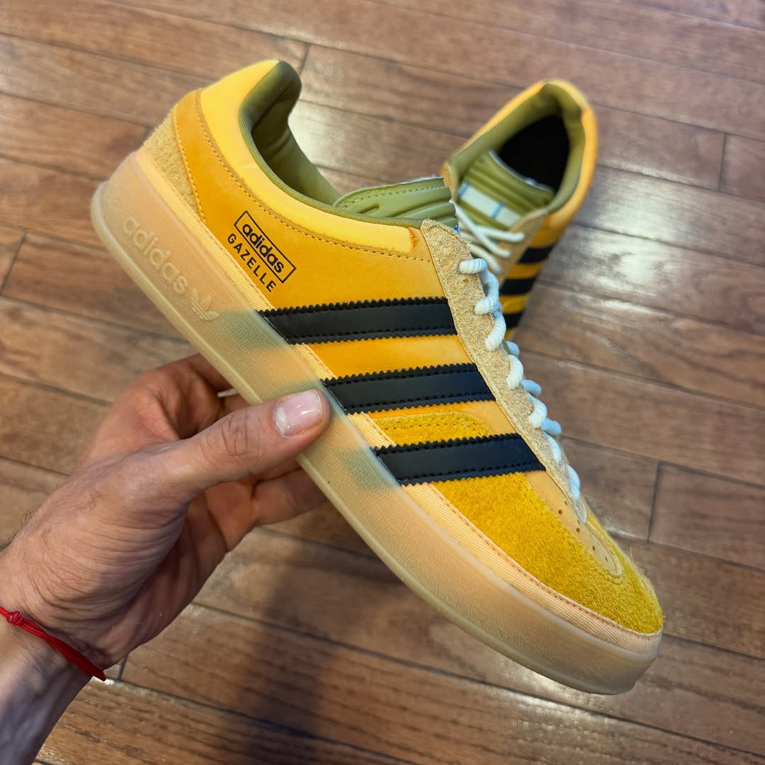 【サンプル/2025年】BAD BUNNY × adidas Originals GAZELLE INDOOR “Yellow” (バッドバニー アディダス オリジナルス ガゼル インドア)