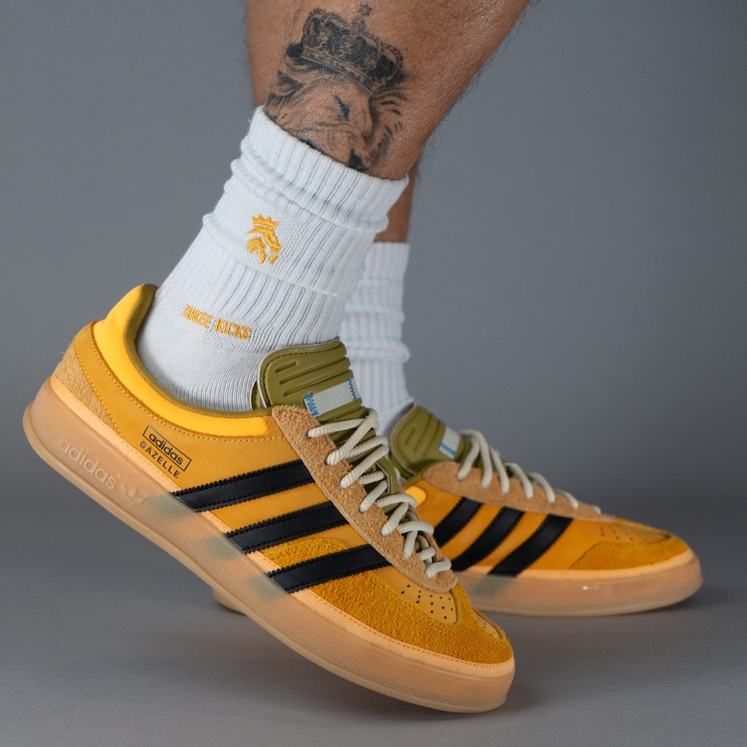 【サンプル/2025年】BAD BUNNY × adidas Originals GAZELLE INDOOR “Yellow” (バッドバニー アディダス オリジナルス ガゼル インドア)