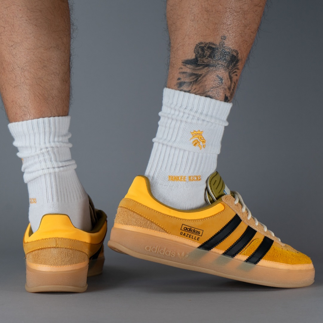 【サンプル/2025年】BAD BUNNY × adidas Originals GAZELLE INDOOR “Yellow” (バッドバニー アディダス オリジナルス ガゼル インドア)