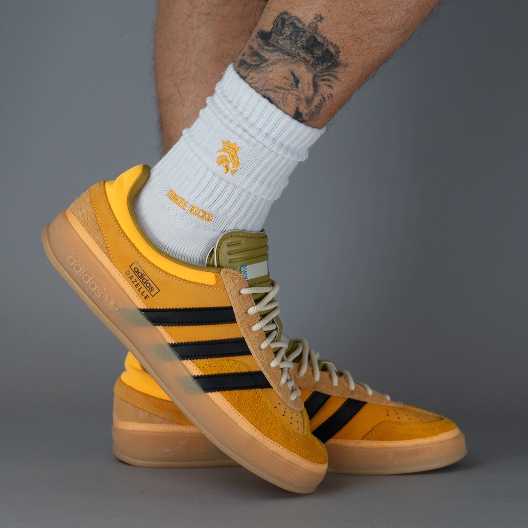 【サンプル/2025年】BAD BUNNY × adidas Originals GAZELLE INDOOR “Yellow” (バッドバニー アディダス オリジナルス ガゼル インドア)