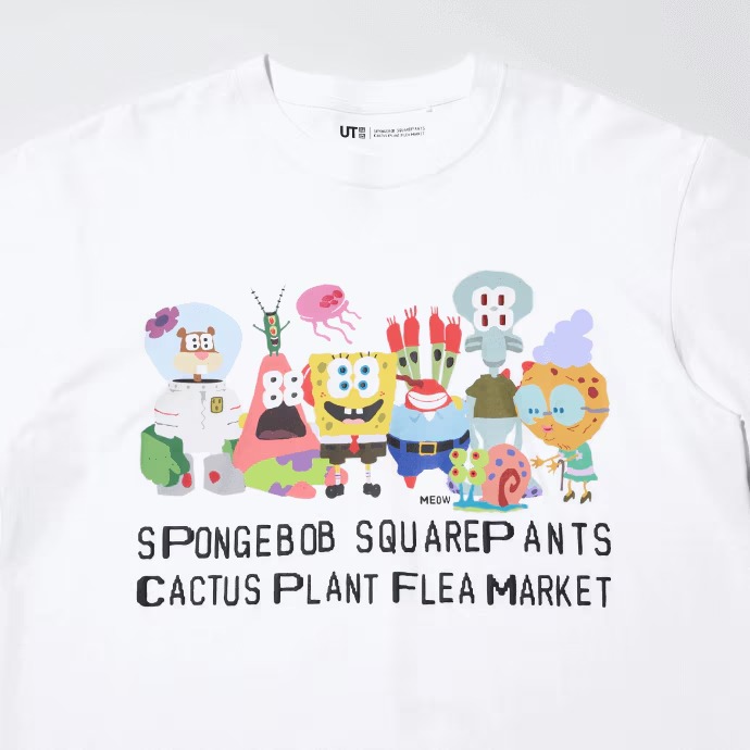 CPFM CACTUS PLANT FLEA MARKET × ユニクロ UT × スポンジボブ コラボが国内 2024年 12/20 発売 (カクタス プラント フリー マーケット UNIQLO)