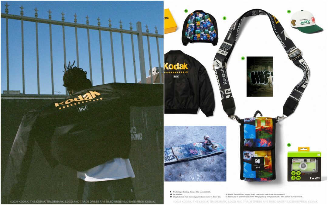 HUF × Kodak コラボコレクションが2024年 12/13 発売 (ハフ コダック)