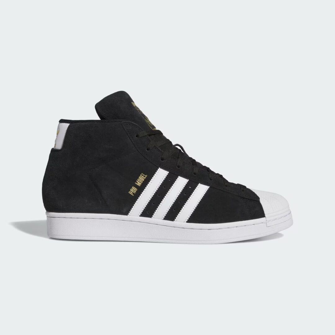 【2025年 1/30 発売】adidas Originals PRO MODEL MID TRAINER “Black/White” (アディダス オリジナルス プロモデル ミッド “ブラック/ホワイト”) [JH8146]