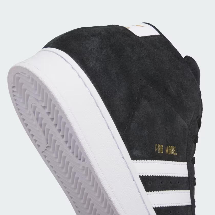 【2025年 1/30 発売】adidas Originals PRO MODEL MID TRAINER “Black/White” (アディダス オリジナルス プロモデル ミッド “ブラック/ホワイト”) [JH8146]