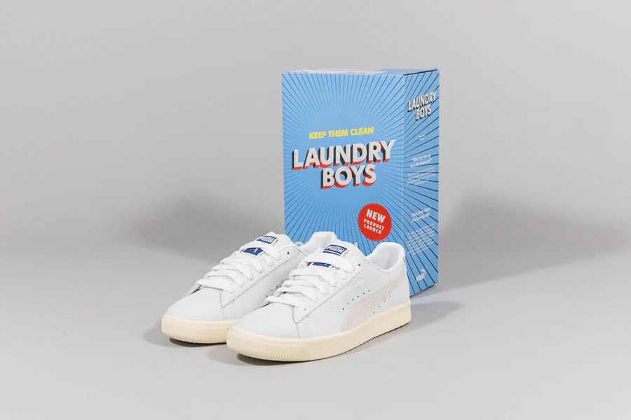 【2025年 2/1 発売】PUMA CLYDE LAUNDRY BOYS II "PUMA White/Frosted Ivory" (プーマ クライド ランドリーボーイズ) [401043-01]