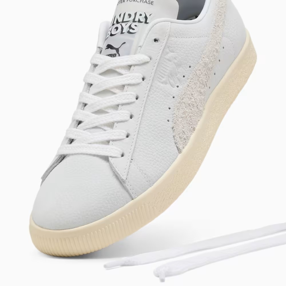 【2025年 2/1 発売】PUMA CLYDE LAUNDRY BOYS II “PUMA White/Frosted Ivory” (プーマ クライド ランドリーボーイズ) [401043-01]