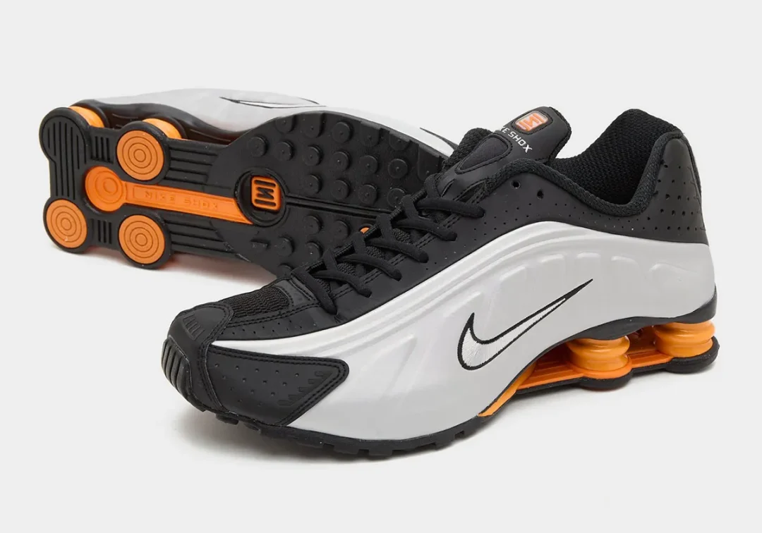 【2025年 発売予定】NIKE SHOX R4 “Black/Bright Mandarin” (ナイキ ショックス “ブラック/ブライトマンダリン”) [HQ1988-003]