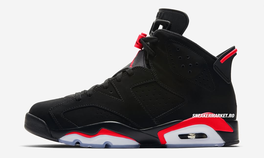 【2026年 発売予定】NIKE AIR JORDAN 6 RETRO “Black/Infrared” (ナイキ エア ジョーダン 6 レトロ “ブラック/インフラレッド”)