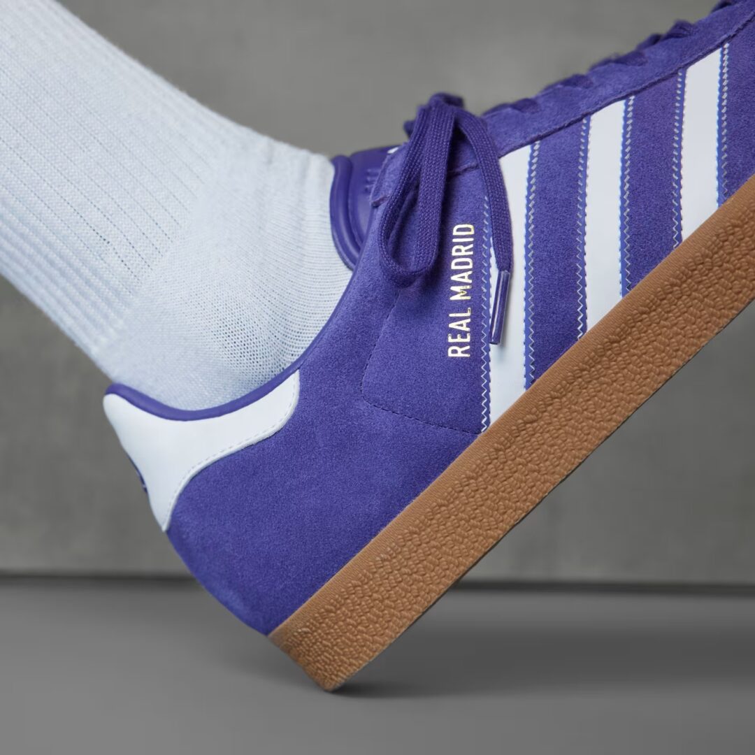 【2025年 2/11 発売】Real Madrid × adidas Originals GAZELLE “University Purple” (レアル・マドリード アディダス オリジナルス ガゼル “ユニバーシティパープル”) [JS3041]