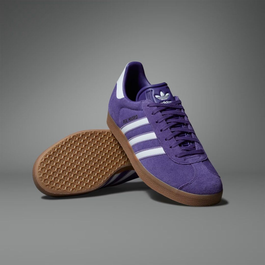 【2025年 2/11 発売】Real Madrid × adidas Originals GAZELLE “University Purple” (レアル・マドリード アディダス オリジナルス ガゼル “ユニバーシティパープル”) [JS3041]